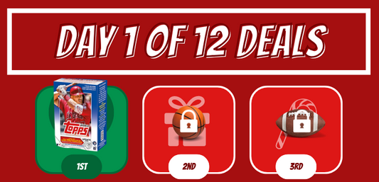 Day 1 of BoxSeat Collectibles' 12 Deals of Christmas: $50 Off 2023 Topps Update Series Hobby Box!