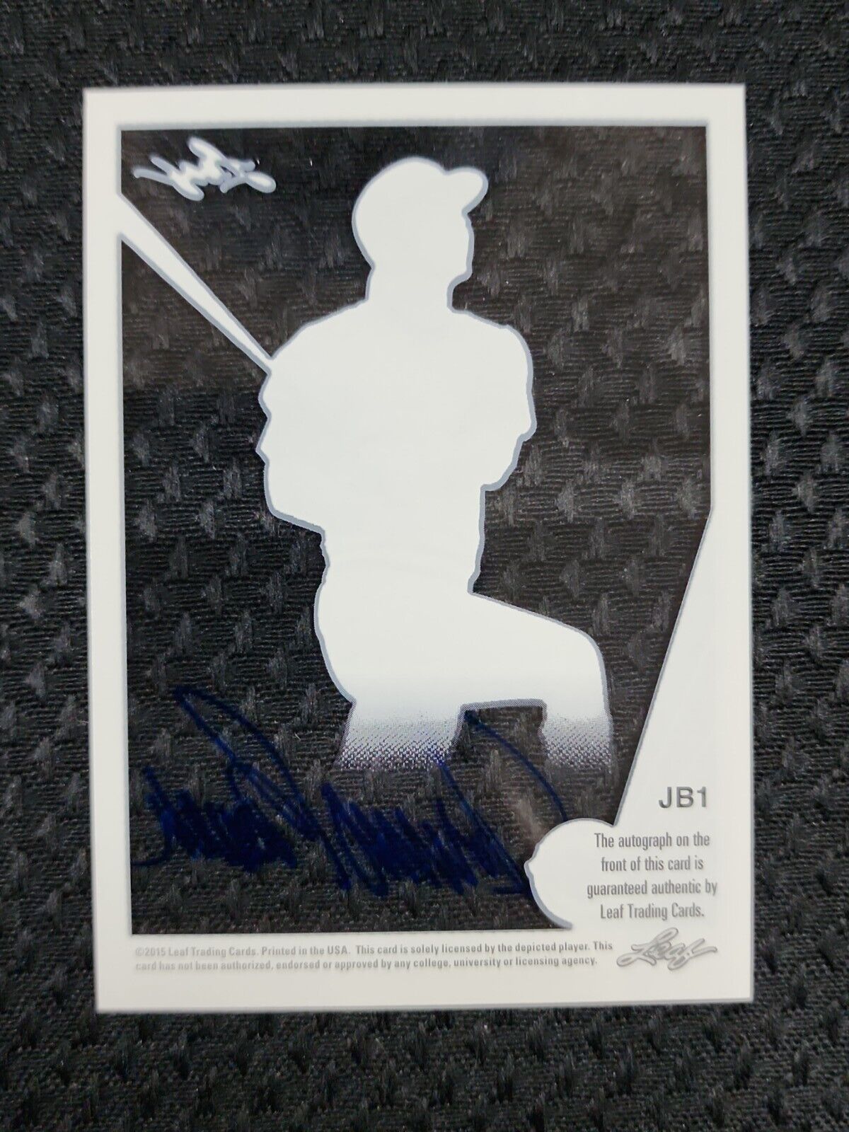 Johnny Bench 2015 Leaf 25th autograph auto card A-JB1