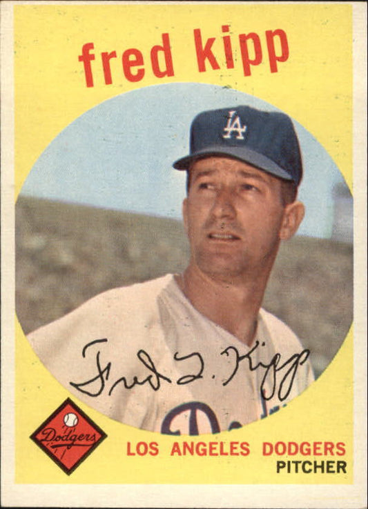 1959 Topps #258 Fred Kipp RC - NM