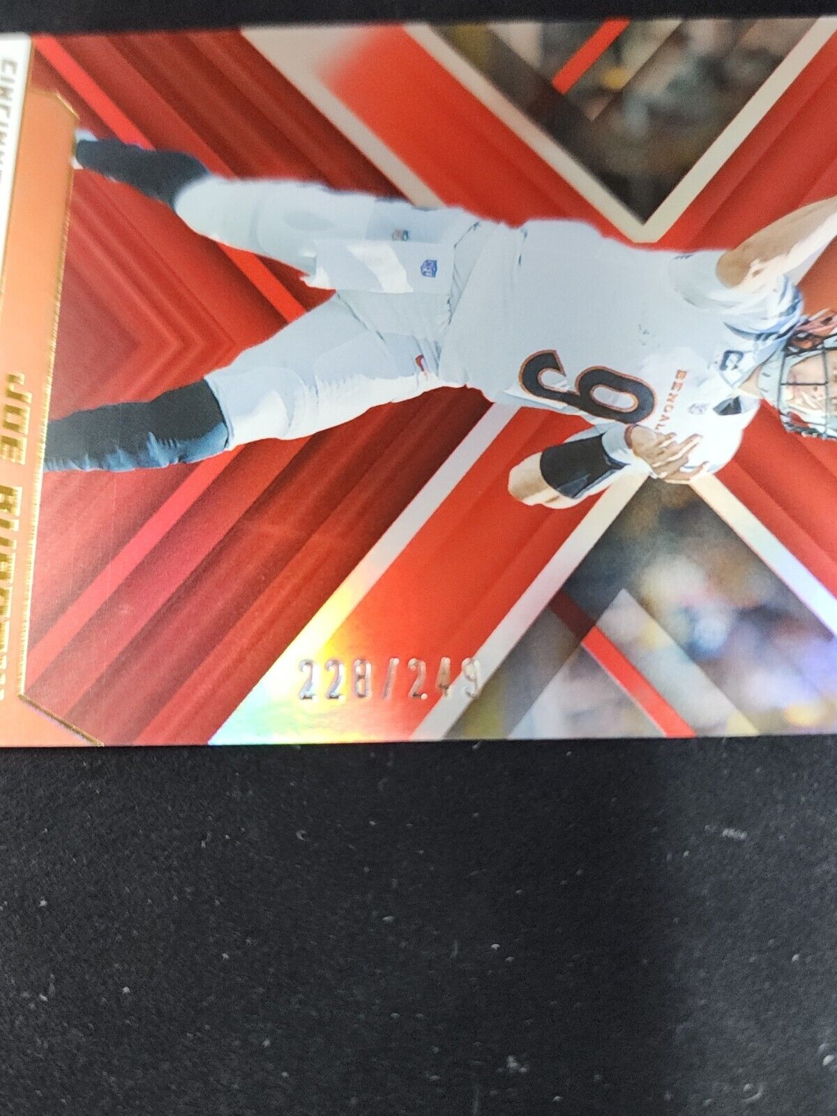 2022 Panini XR Football Joe Burrow Red #18 Cincinnati Bengals #/249