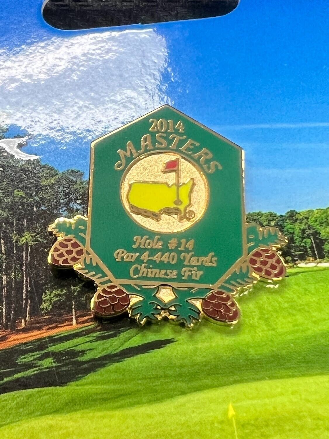 2014 MASTERS COMMEMORATIVE PIN (BUBBA WATSON YEAR)