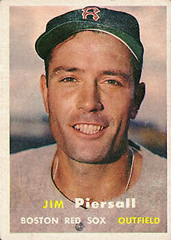 1957 Topps #75 Jimmy Piersall - NM