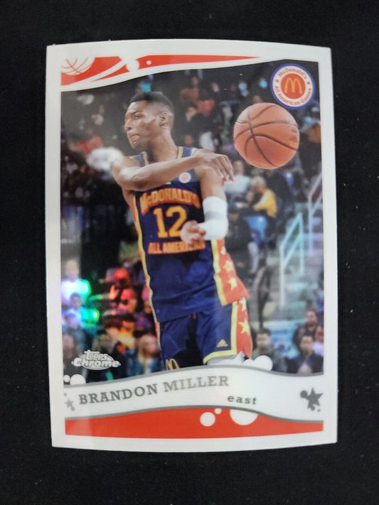 Brandon Miller 2022 Topps Chrome Mcdonalds Basketball Throwback Refractor #2K6-6