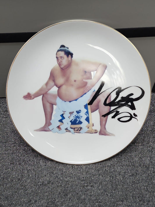 Akebono Tarō Hawaiian Somo Wrestler Collective Plate