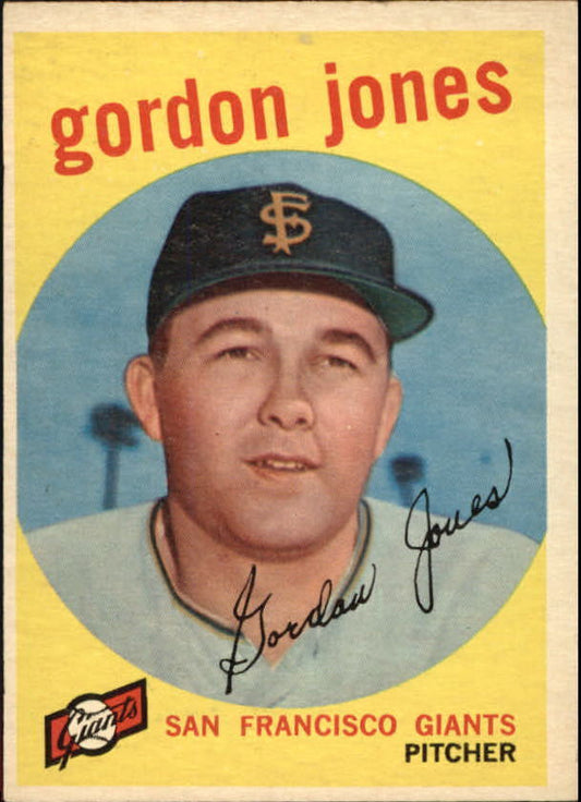1959 Topps #458 Gordon Jones - NM