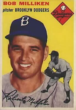 1954 Topps #177 Bob Milliken - NM
