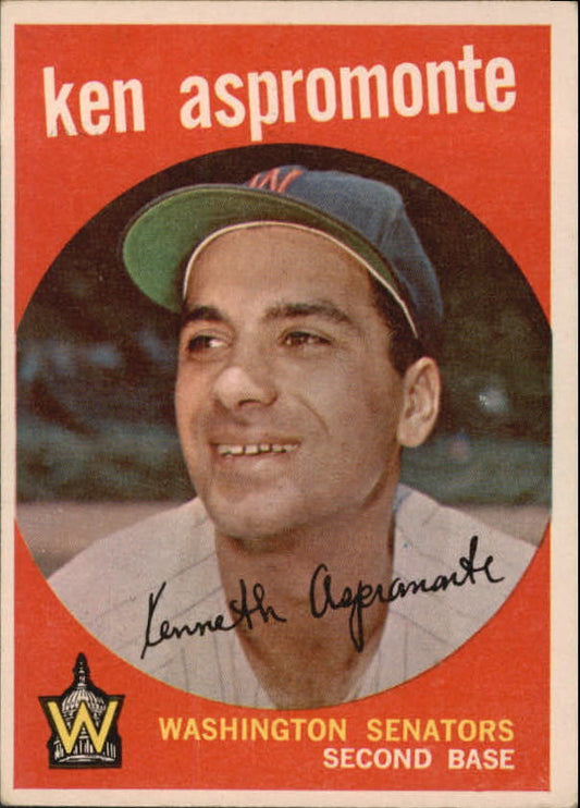 1959 Topps #424 Ken Aspromonte - NM