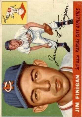 1955 Topps #14 Jim Finigan RC - NM