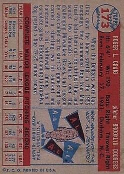 1957 Topps #173 Roger Craig - NM