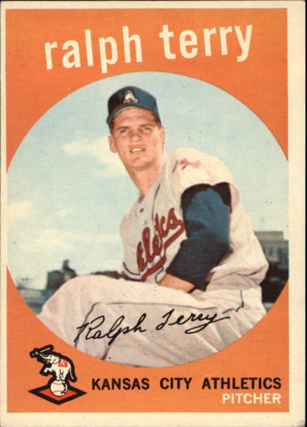 1959 Topps #358 Ralph Terry - NM
