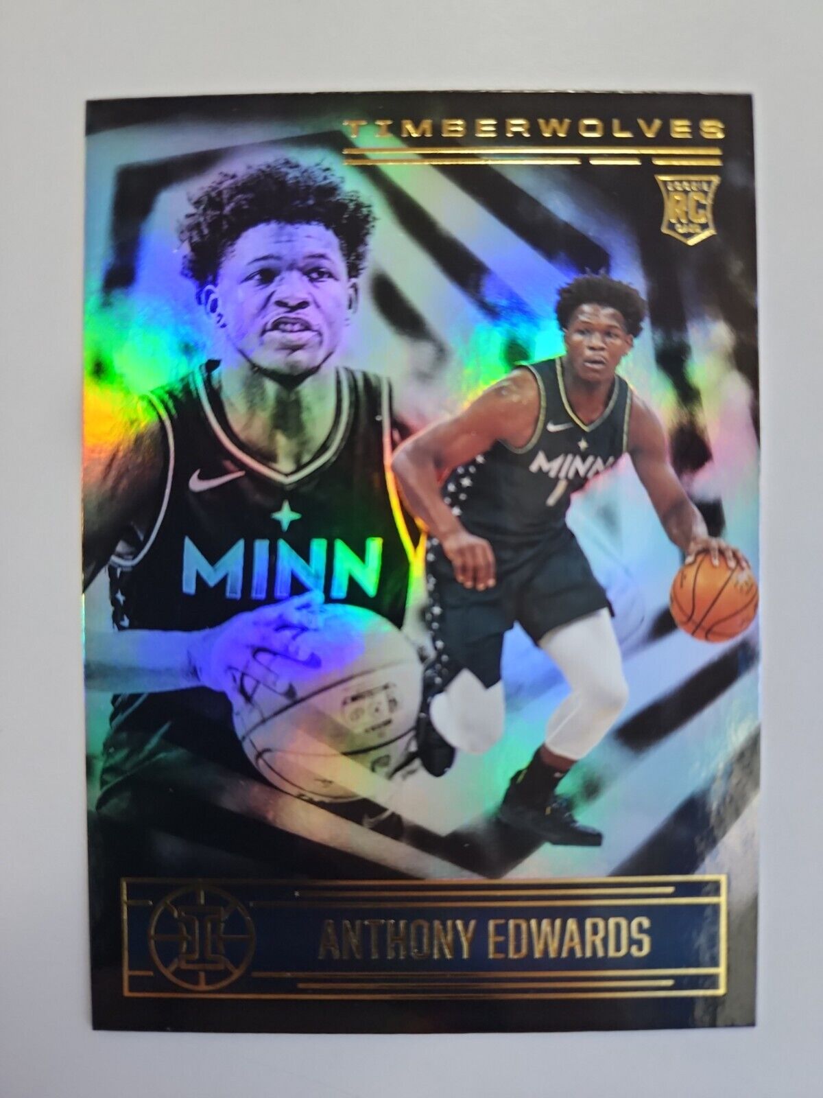 2020-21 Panini Illusions Anthony Edwards Rookie RC Minnesota Timberwolves #152