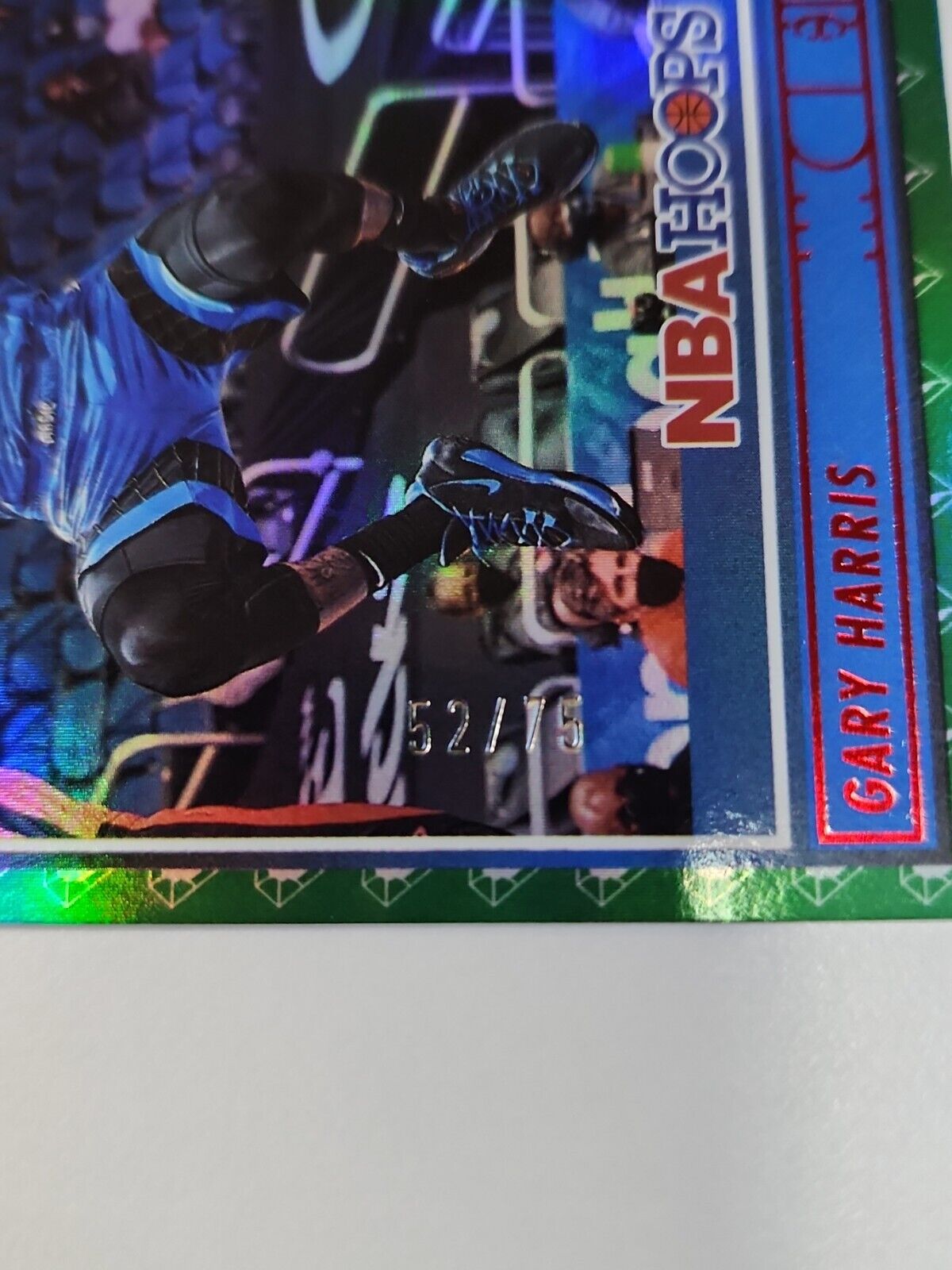 2021-22 NBA Hoops #52 Gary Harris Green /75 Magic