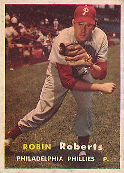 1957 Topps #15 Robin Roberts - NM