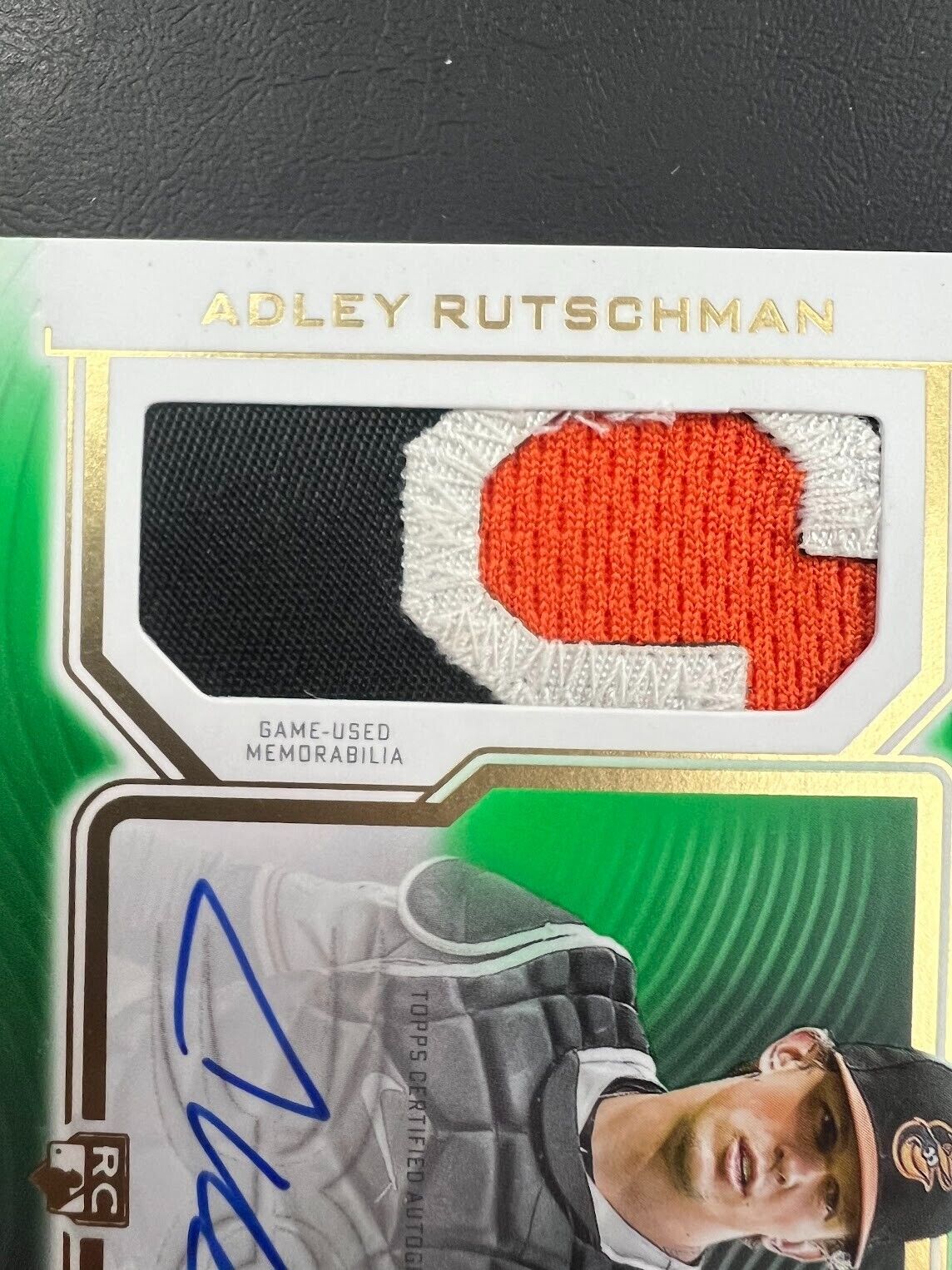 2023 Topps Definitive Rookie 3 color Patch Auto 09/15 Adly Rutschman J