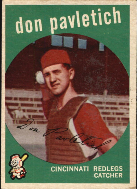 1959 Topps #494 Don Pavletich RC - NM