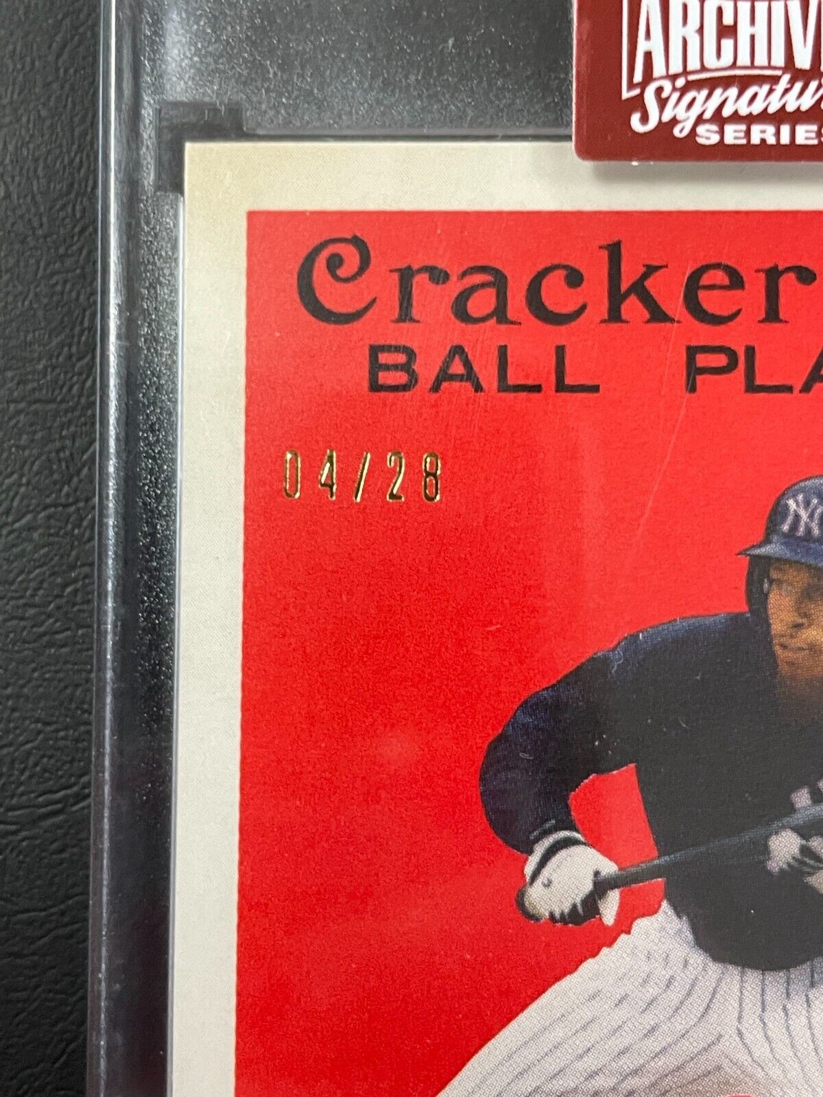 2023 Topps Archives Signature 2004 Series Cracker Jack Kenny Lofton Auto /28