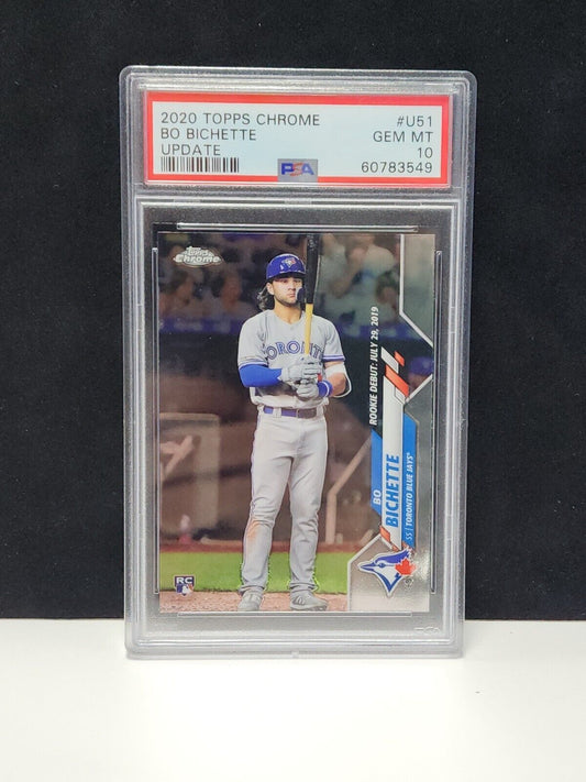 62202077 BO BICHETTE 2020 Topps Chrome Update U51 RC Rookie Debut PSA 10 GEM