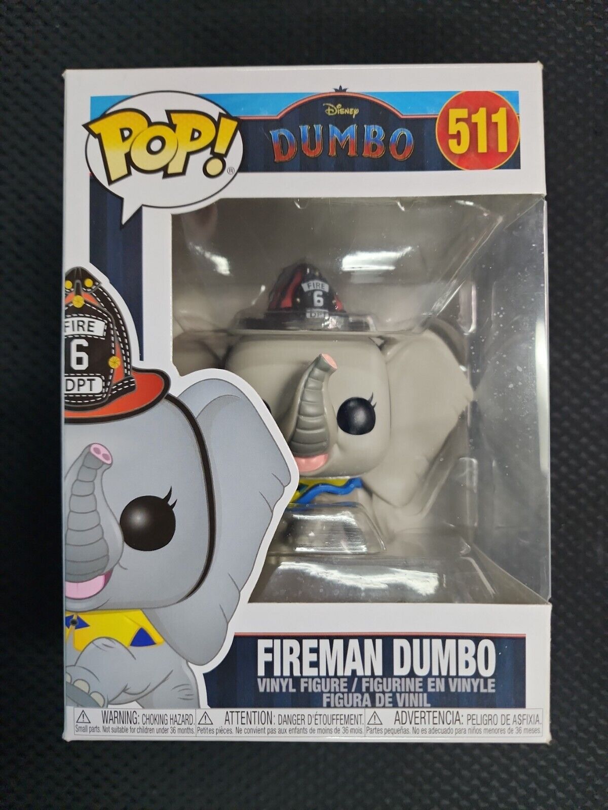 FUNKO POP FIREMAN DUMBO DISNEY #511 VAULTED RETIRED VINYL FIGURE