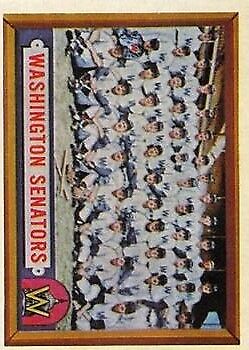 1957 Topps #270 Washington Senators TC - NM