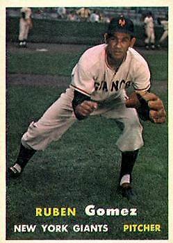 1957 Topps #58 Ruben Gomez - NM