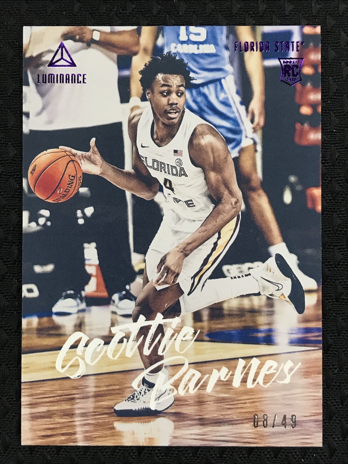 Scottie Barnes 2021 Chronicles Luminance Purple Parallel #82 /49 **