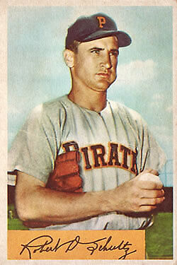 1954 Bowman #59 Bob Schultz - NM