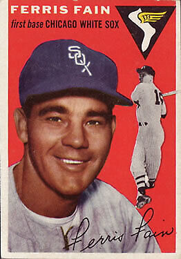 1954 Topps #27 Ferris Fain - Vg+
