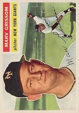1956 Topps #301 Marv Grissom - NM