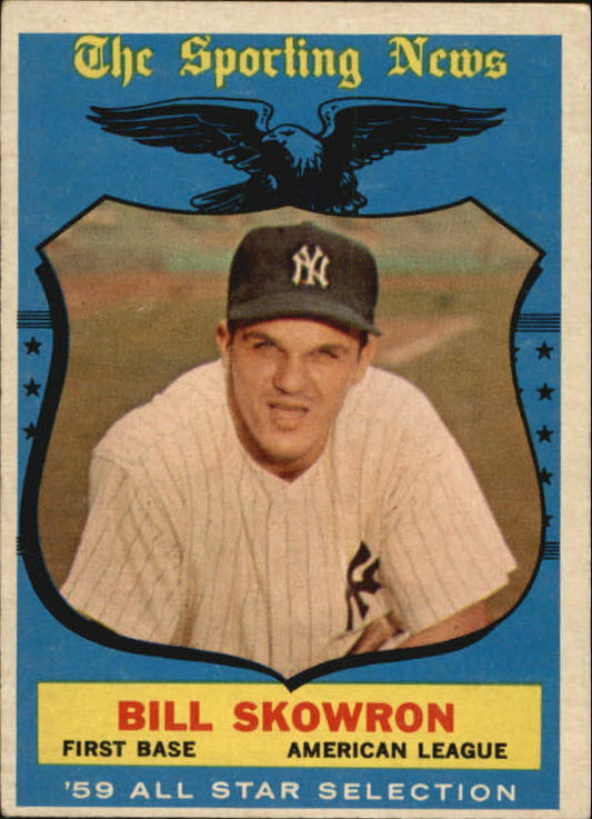 1959 Topps #554 Bill Skowron AS - NM