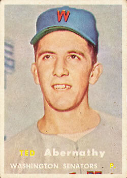 1957 Topps #293 Ted Abernathy RC - NM