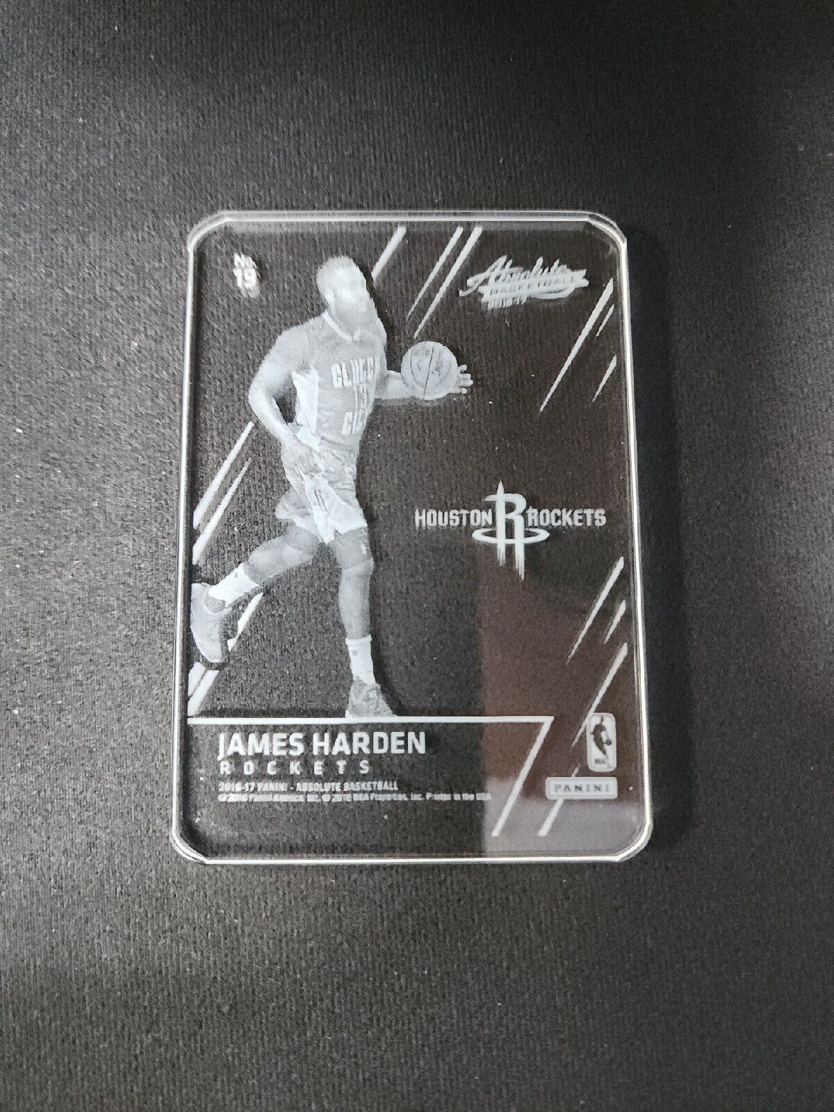 James Harden 2016-17 Panini Absolute Memorabilia GLASS #19