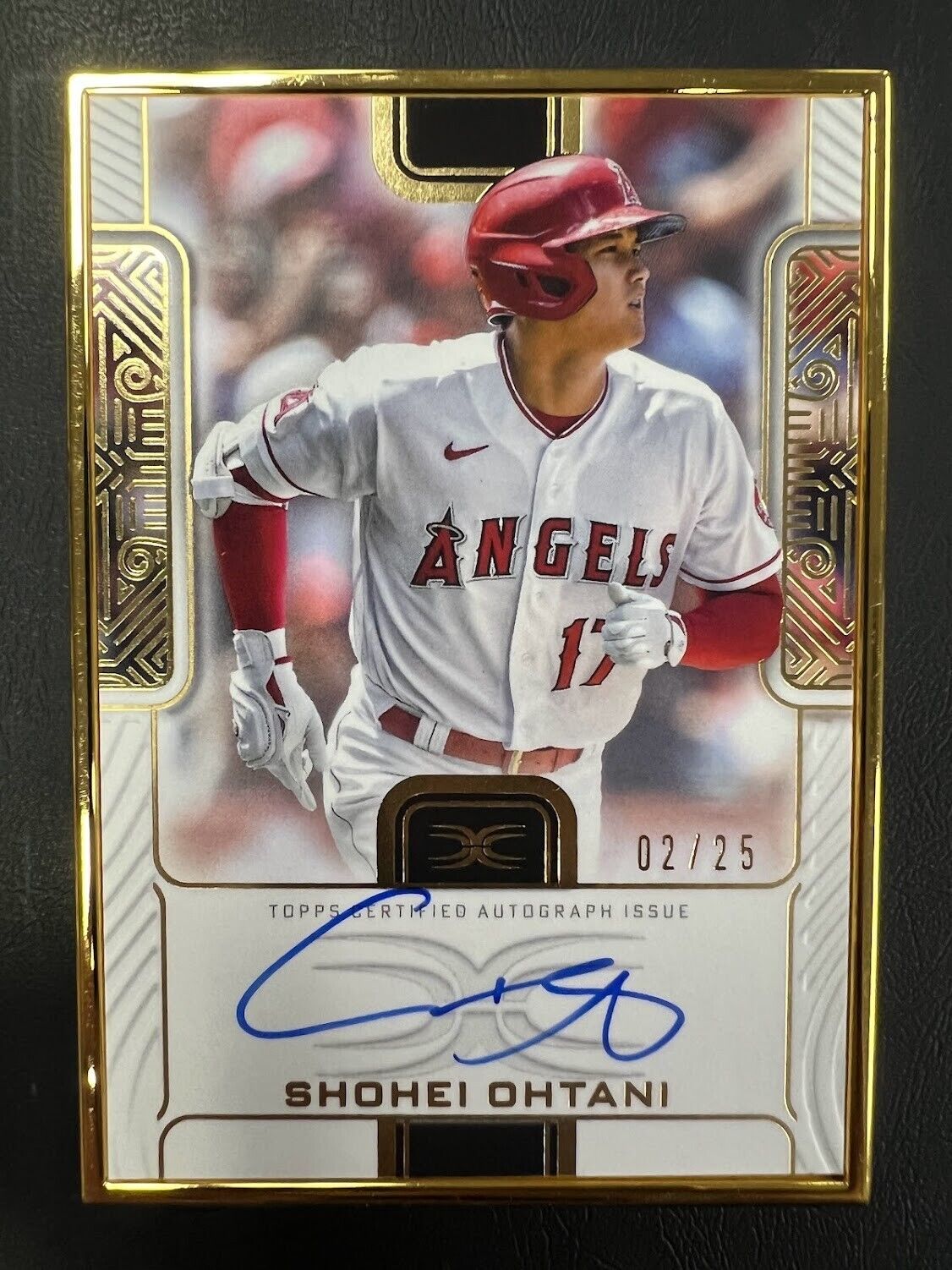 2023 Topps Definitive Collection - Shohei Ohtani Auto SSP 02/25 MVP Framed J
