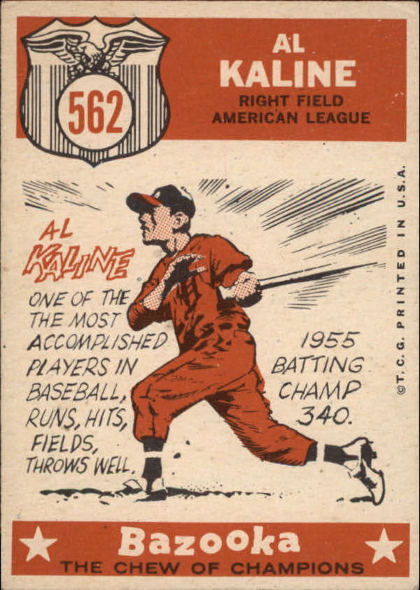 1959 Topps #562 Al Kaline AS - NM