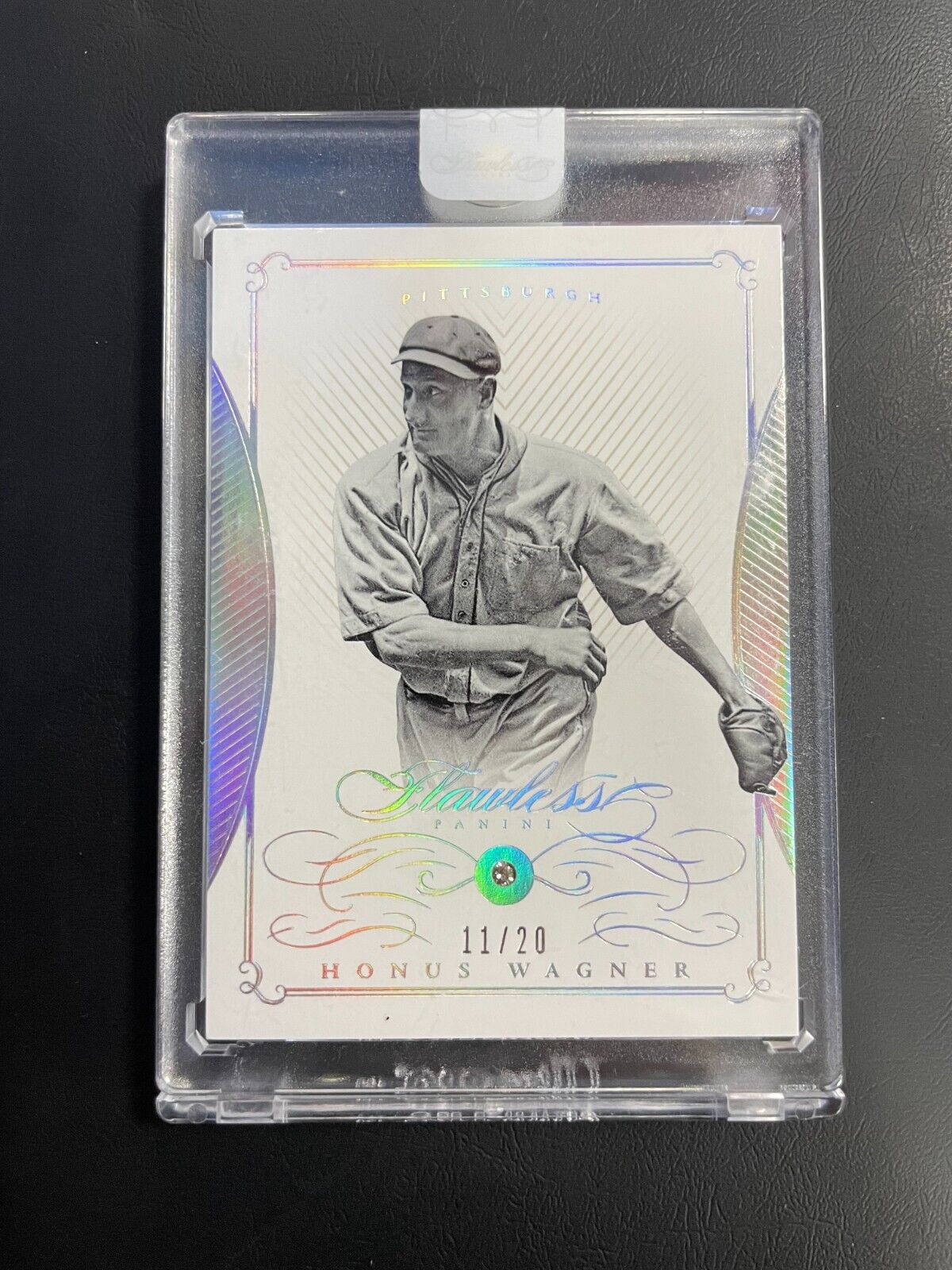 2016 Panini Flawless Honus Wagner Gems Authentic Diamond /20 Pittsburgh No.18
