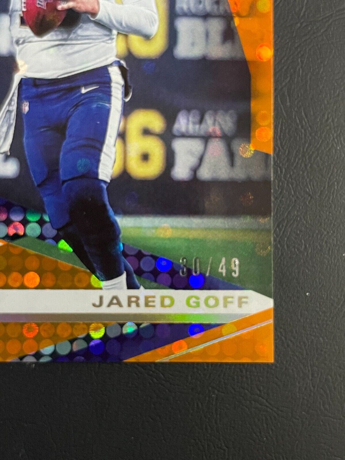 2020 Panini Donruss Elite Orange /49 Jared Goff #89 Los Angeles Rams