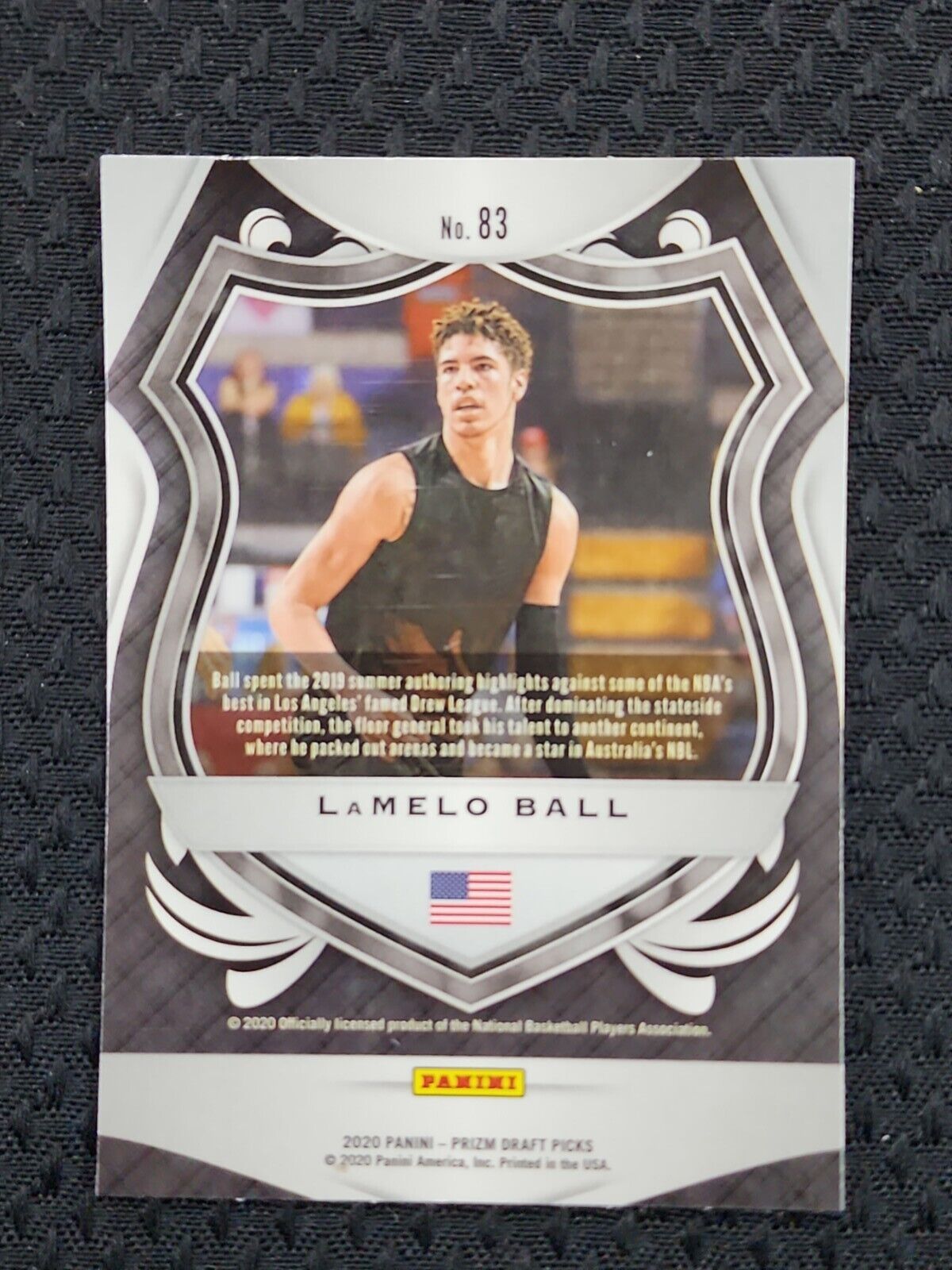 LaMelo Ball 2020 Prizm Crusade Silver Prizm Rookie rc # 83
