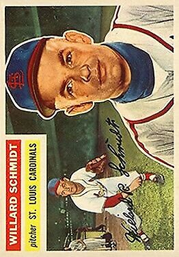 1956 Topps #323 Willard Schmidt - NM
