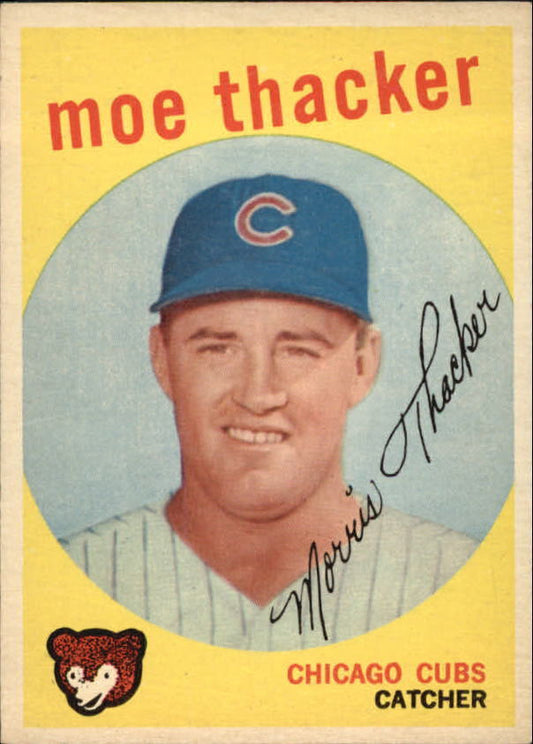 1959 Topps #474 Moe Thacker RC - NM
