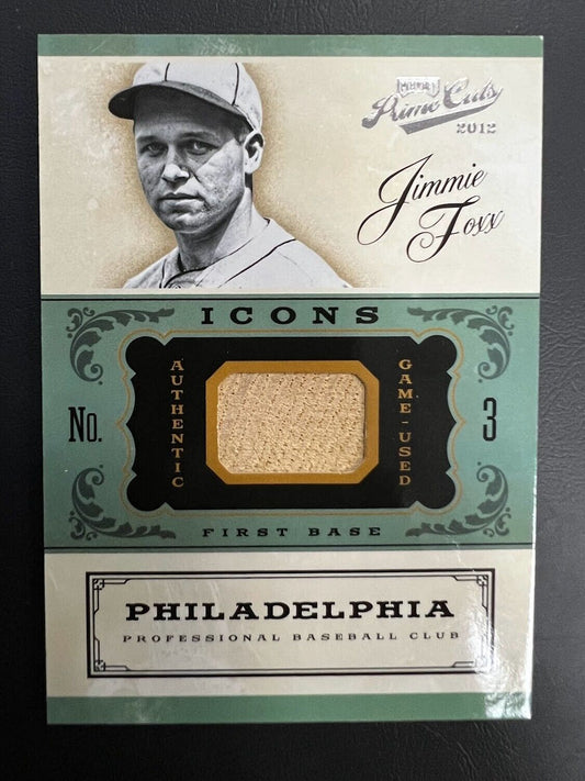 Jimmie Foxx 2012 PRIME CUTS ICONS GAME USED BAT #10/25 Philadelphia J
