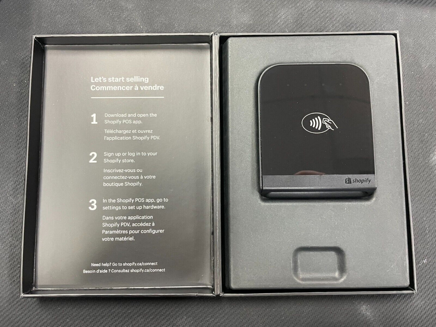 Shopify Tap and Chip Card Reader w/ Dock and Mini Cable