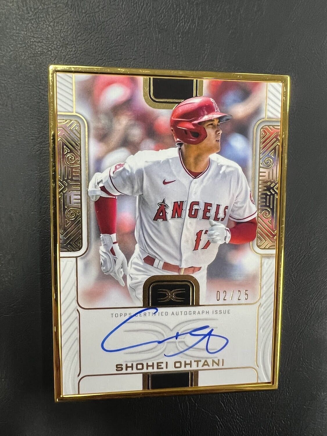 2023 Topps Definitive Collection - Shohei Ohtani Auto SSP 02/25 MVP Framed J