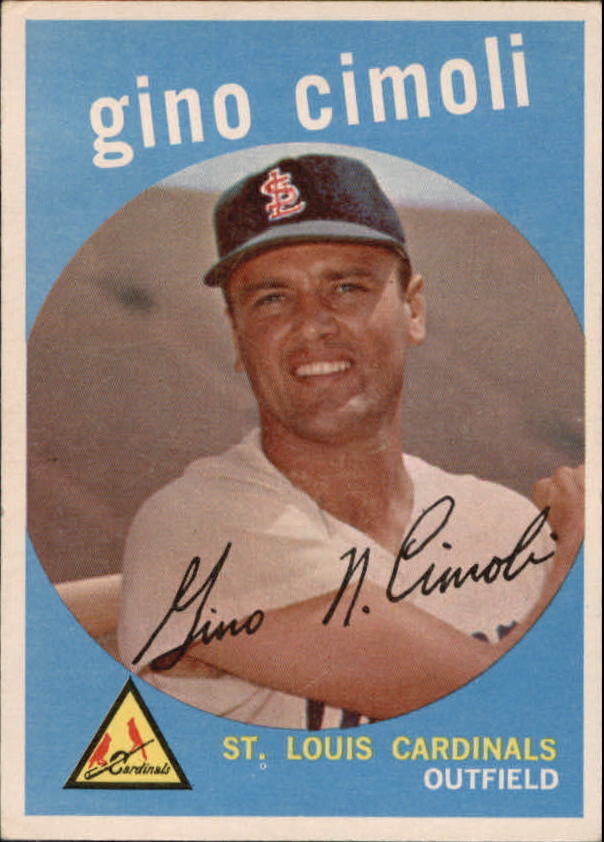 1959 Topps #418 Gino Cimoli - NM