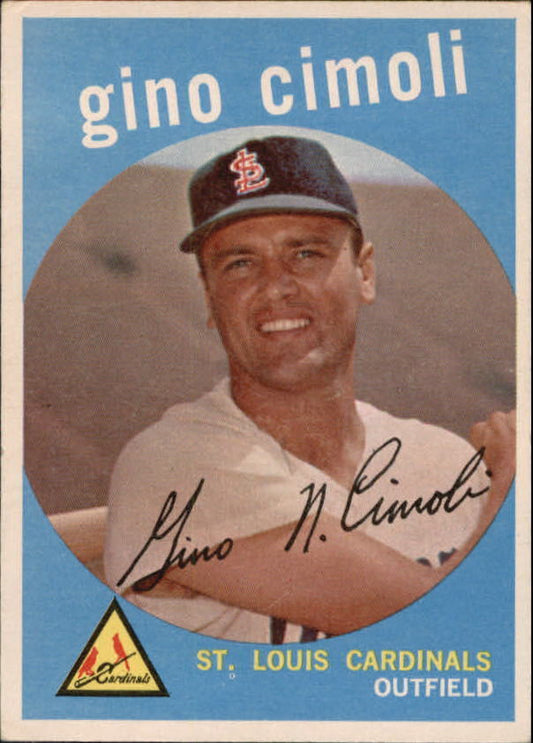 1959 Topps #418 Gino Cimoli - NM