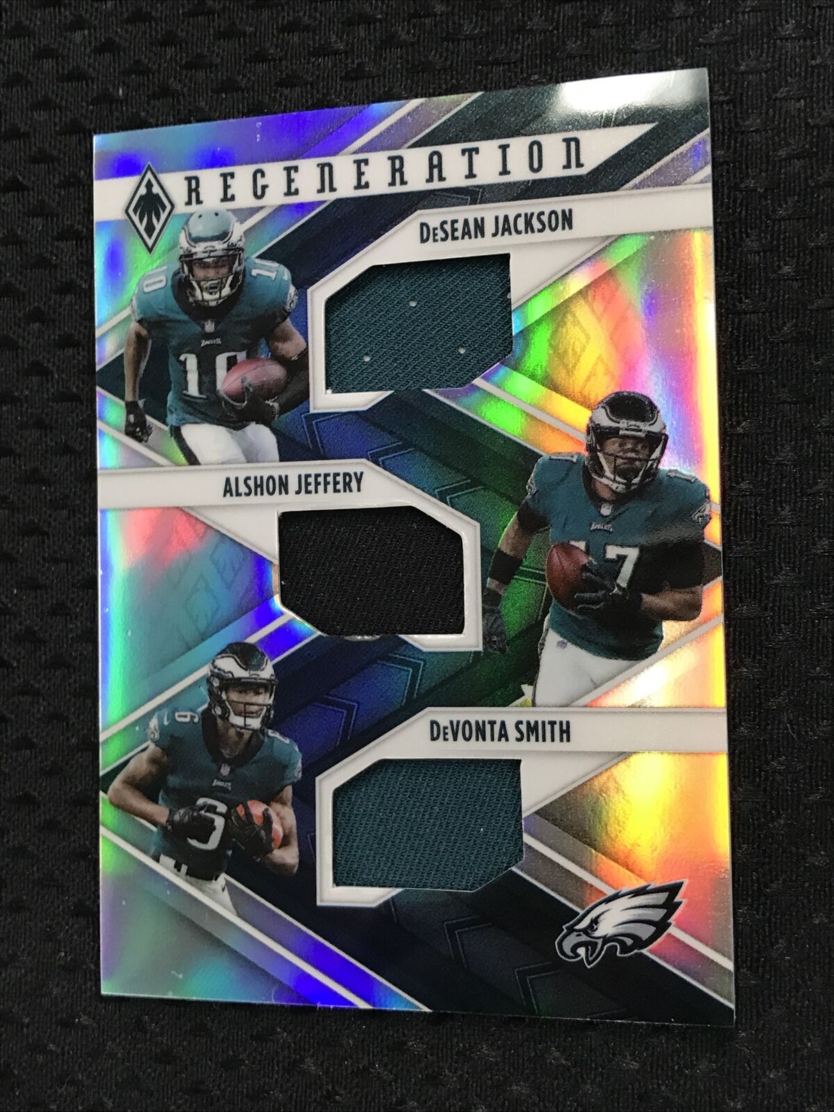 2021 Devonta Smith Desean Jackson Alshon Jeffery Phoenix Regeneration Patch /99