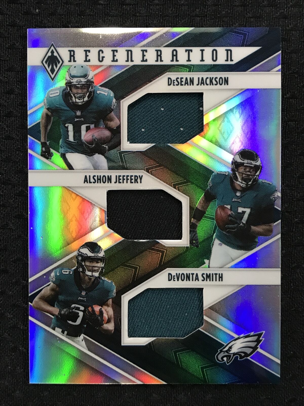 2021 Devonta Smith Desean Jackson Alshon Jeffery Phoenix Regeneration Patch /99