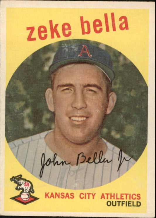 1959 Topps #254 Zeke Bella RC - NM