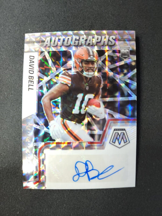 2022 Mosaic DAVID BELL autograph auto RC Cleveland Browns