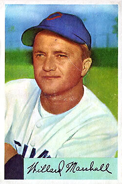 1954 Bowman #70 Willard Marshall - NM