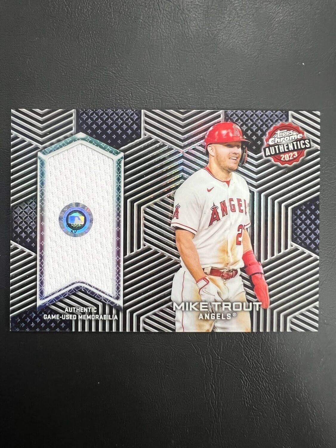 2023 Topps Chrome Mike Trout Authentics Relic Patch Angels TCA MT