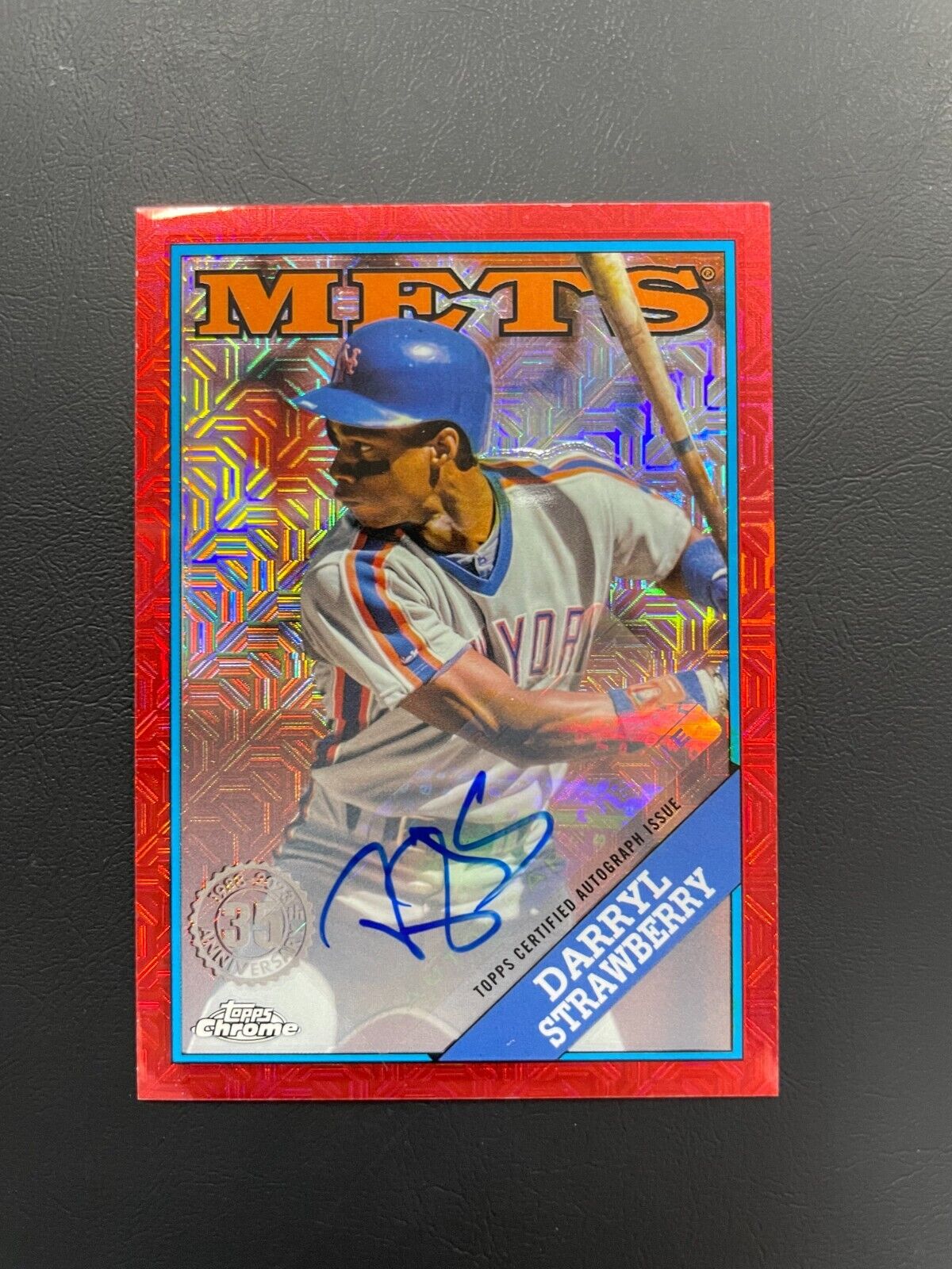 2023 Topps Chrome 35th Anniversary 1988 DARRYL STRAWBERRY Auto /5